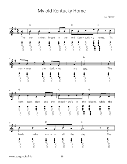 30 Lieder von Stephen C. Foster für die Tin Whistle – eBook – Bild 4
