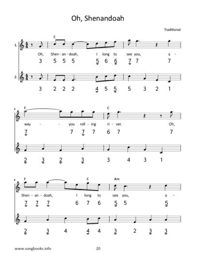 12 American Folk Songs – Duette für zwei chromatische Mundharmonikas - eBook – Bild 3