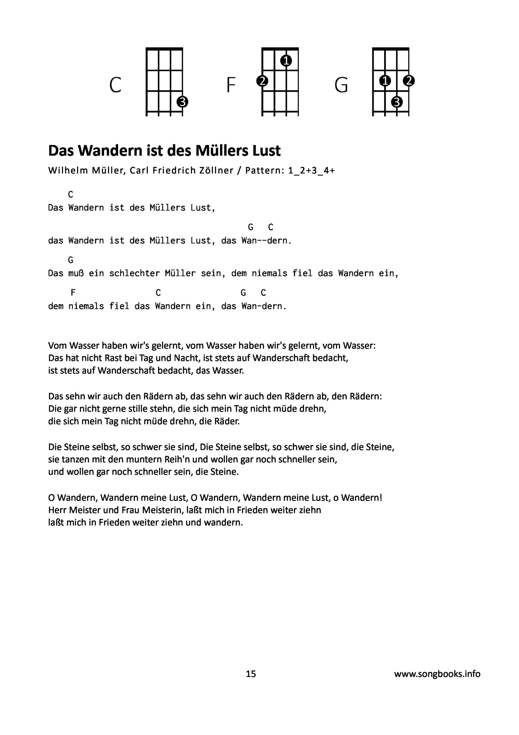 Only 3 Chords – Ukulele – 25 deutsche Volkslieder 2 – Bild 2