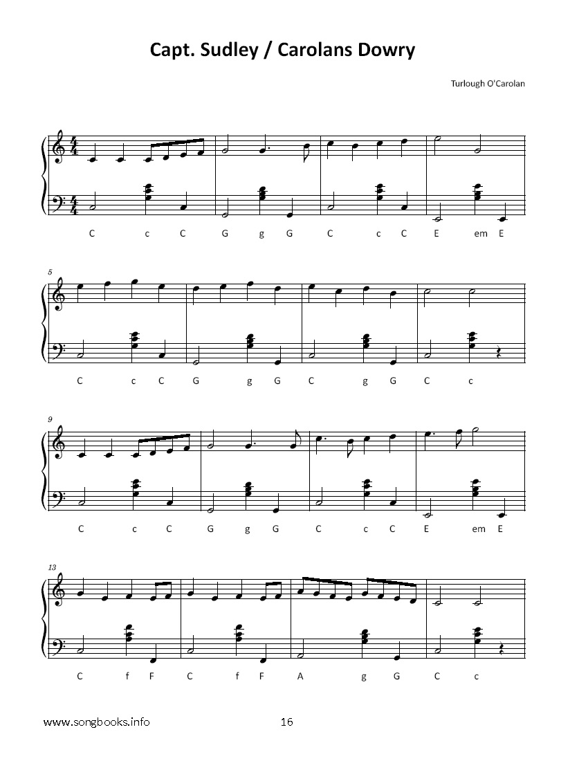 Akkordeon Songbook - 30 Songs by Turlough O'Carolan – Bild 3