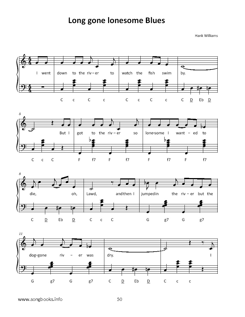 Akkordeon Songbook - 30 Songs by Hank Williams – Bild 3