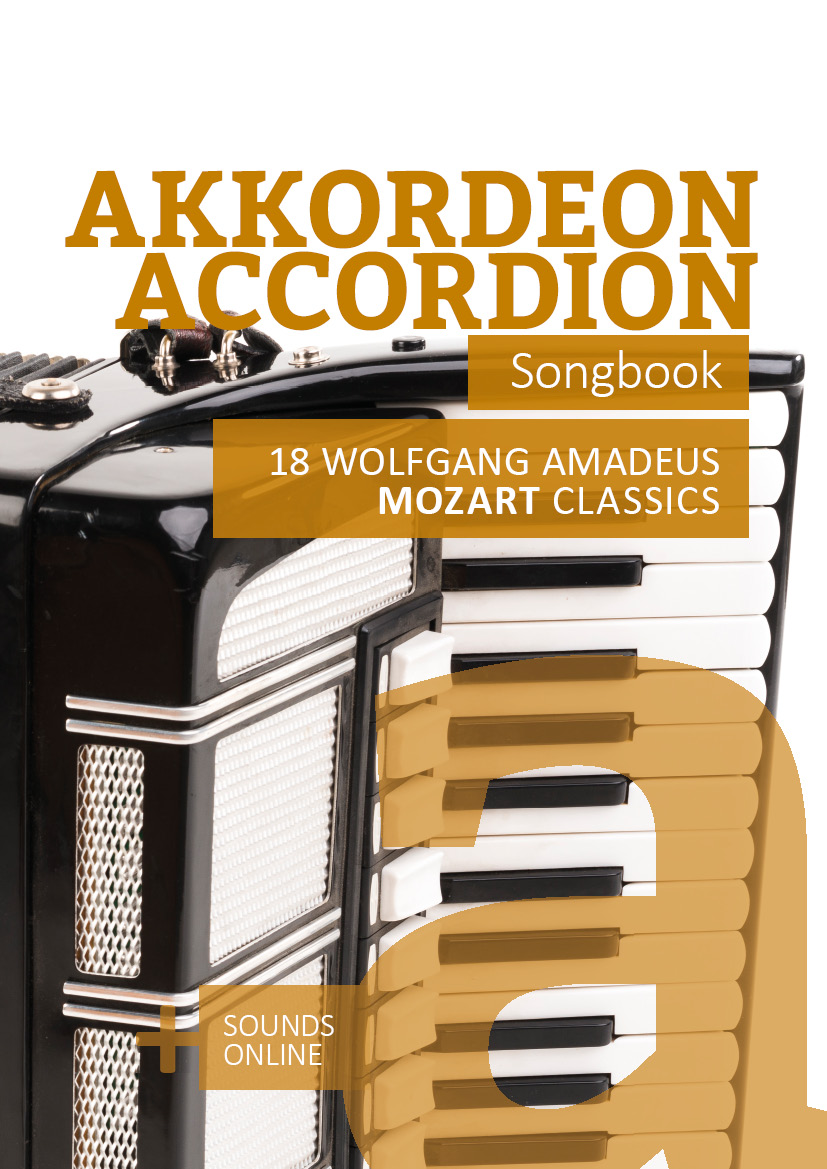 Akkordeon Songbook - 18 Wolfgang Amadeus Mozart Classics