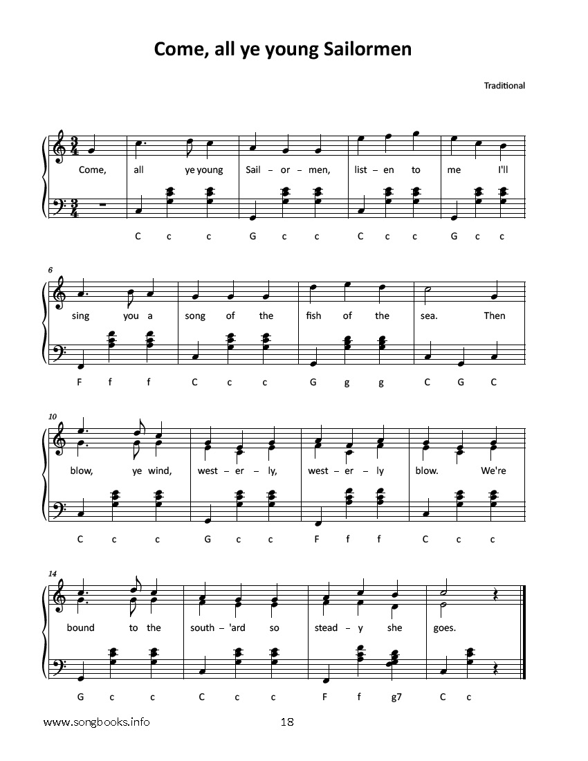 Akkordeon Songbook – 30 Seemannslieder / Sea Shanties - 2 – Bild 3
