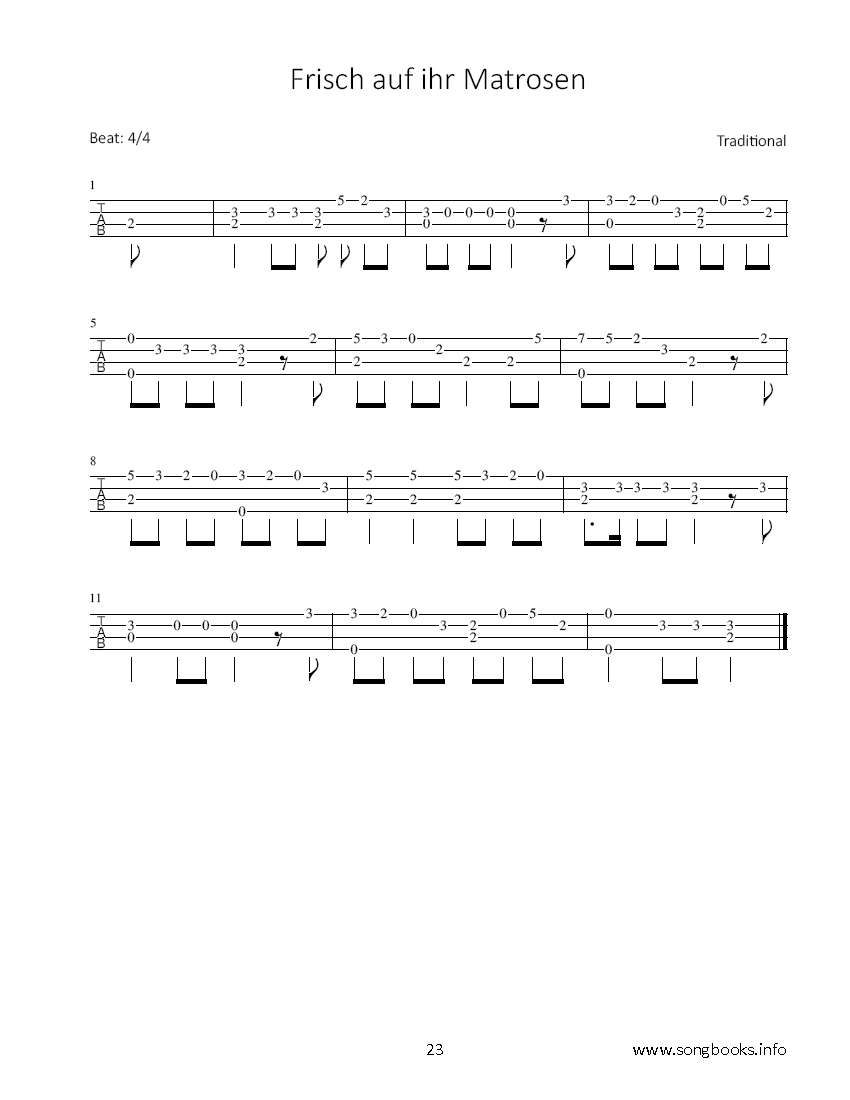 Play Ukulele - 30 Seemannslieder / Sea Shanties - 2 – Bild 3