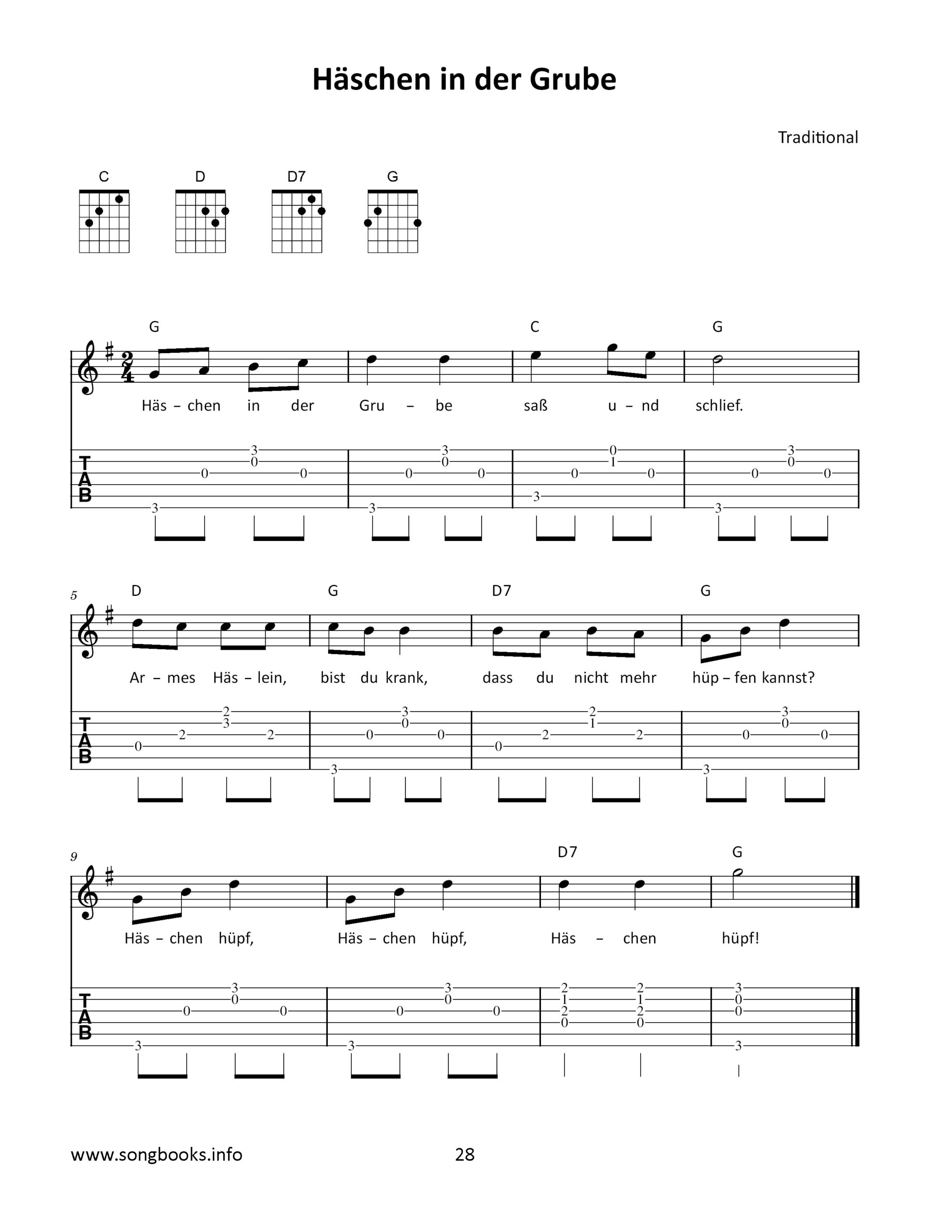 pick & sing - Gitarre / Guitar - 30 Kinderlieder - 1 – Bild 4